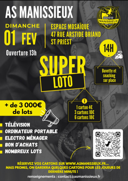 SUPER LOTO 1 Février 2026