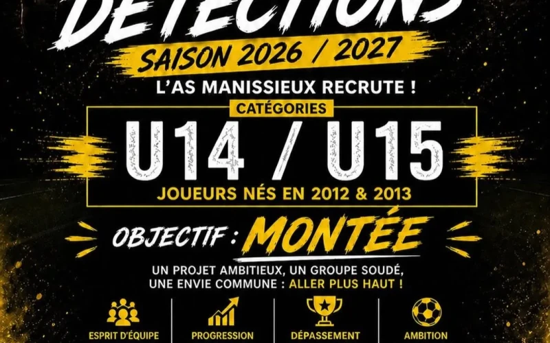 Recrutement Joueurs U14-U15
