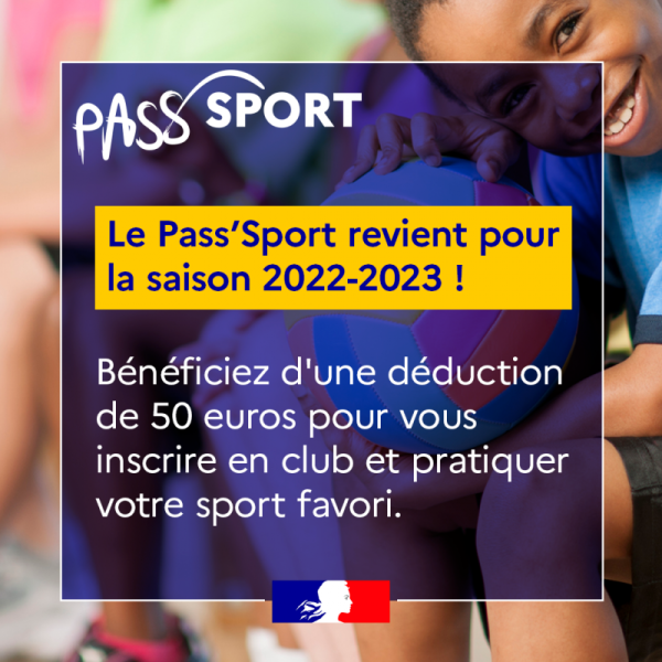 Le Pass'Sport fait son retour