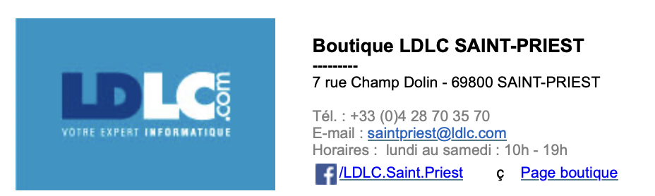 LDLC Boutique ST Priest
